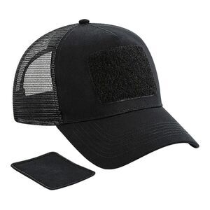 Beechfield Patch  Trucker Cap / Black